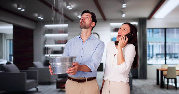 Water damage restoration process in Albion, NE